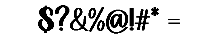 BoldBelle Font OTHER CHARS