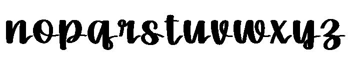 BoldBelle Font LOWERCASE