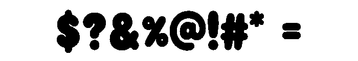 BoldPop Font OTHER CHARS