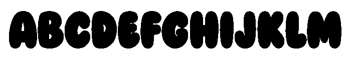 BoldPop Font UPPERCASE