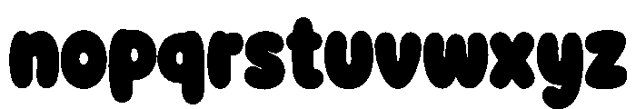 BoldPop Font LOWERCASE