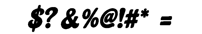 BoldSoul Font OTHER CHARS