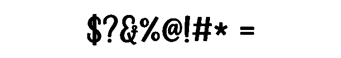 BoldSprout Font OTHER CHARS