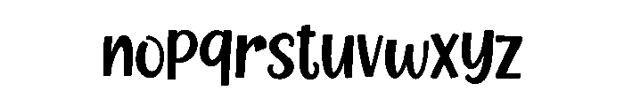BoldSprout Font LOWERCASE