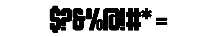 Bolda Regular Font OTHER CHARS