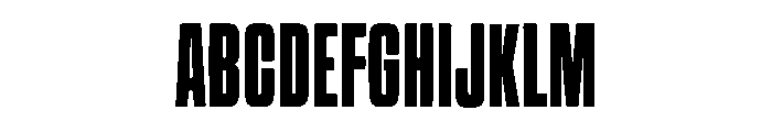 Boldcore Font UPPERCASE