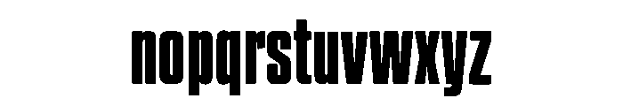 Boldcore Font LOWERCASE