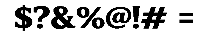 Bolde Regular Font OTHER CHARS