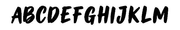 Bolden Bakers Font UPPERCASE