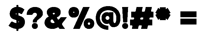 Boldeon Regular Font OTHER CHARS