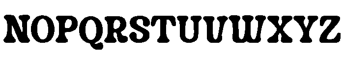 Bolder Hinger Regular Font UPPERCASE