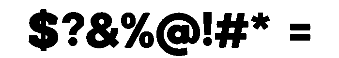 Boldexa Font OTHER CHARS