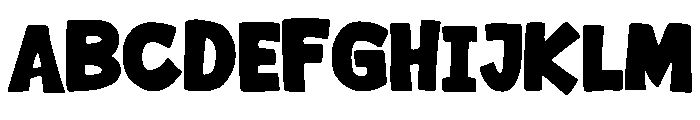 Boldier Comic Regular Font UPPERCASE