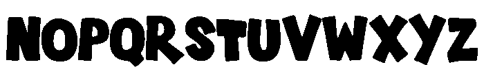 Boldier Comic Regular Font UPPERCASE