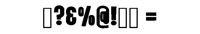 Boldier School Regular Font OTHER CHARS