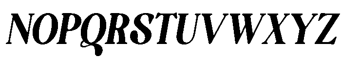 Bolding Century Italic Font UPPERCASE