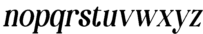 Bolding Century Italic Font LOWERCASE