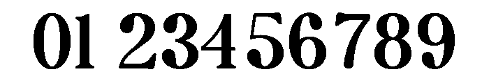 Bolding Century Regular Font OTHER CHARS