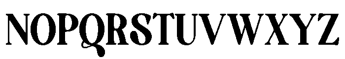 Bolding Century Regular Font UPPERCASE