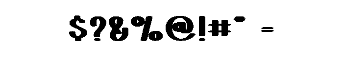 Bolding Script Font OTHER CHARS