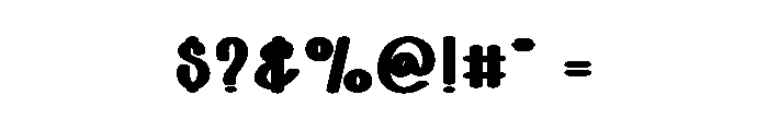 Bolding Series Font OTHER CHARS
