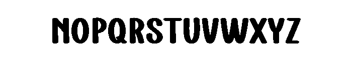 Bolding Series Font UPPERCASE