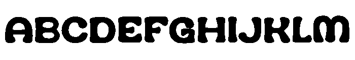 Boldisco Groovy Font UPPERCASE