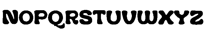Boldisco Groovy Font UPPERCASE