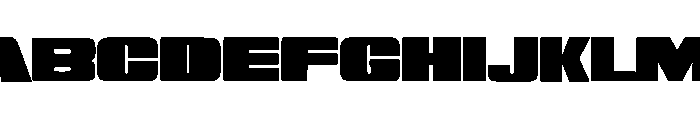 Boldium Font UPPERCASE