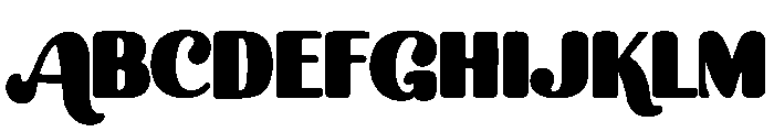 Boldiva Font UPPERCASE
