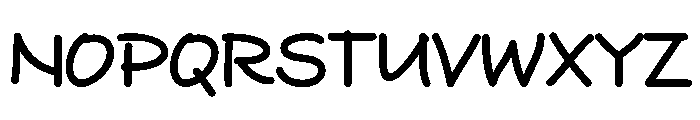 Boldix Font UPPERCASE