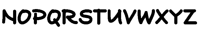 Boldix Font LOWERCASE