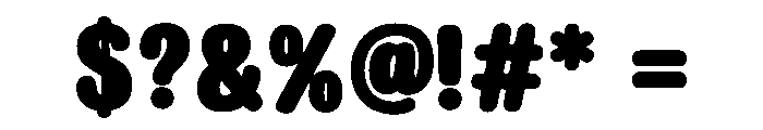 Boldly Endure Font OTHER CHARS