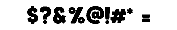 Boldly Playful Font OTHER CHARS