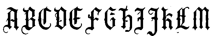Boldmere Font UPPERCASE