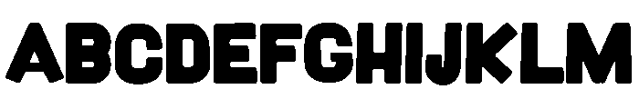 Boldness Wall Regular Font UPPERCASE