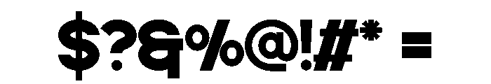 Boldon Regular Font OTHER CHARS