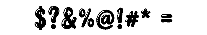 Boldoodle Font OTHER CHARS