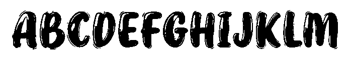 Boldoodle Font UPPERCASE