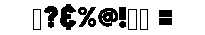 Boldora Regular Font OTHER CHARS