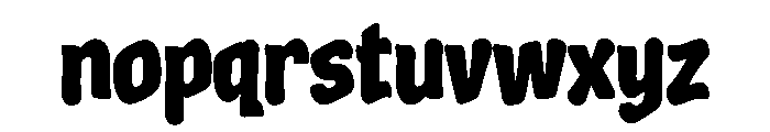 Boldora Font LOWERCASE