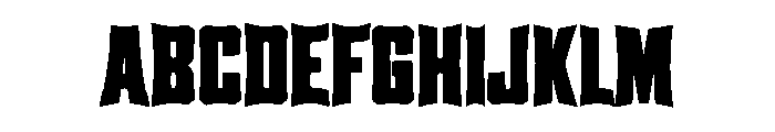 Boldra Font UPPERCASE
