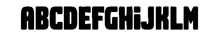 Boldrix Font UPPERCASE