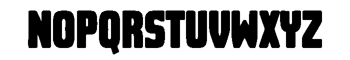 Boldrix Font UPPERCASE