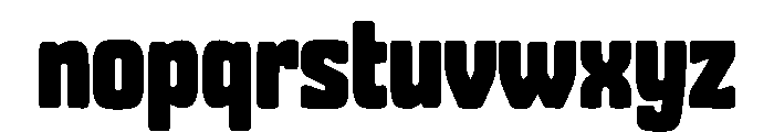 Boldrix Font LOWERCASE