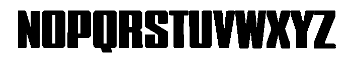 Boldron Font UPPERCASE