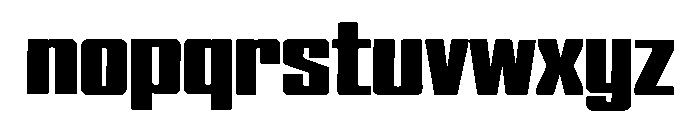 Boldron Font LOWERCASE
