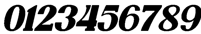 Boldside Italic Font OTHER CHARS