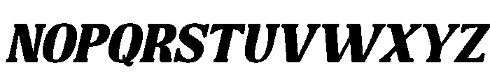 Boldside Italic Font LOWERCASE