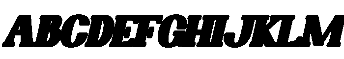 Boldside Out1 Italic FONT